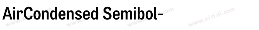 AirCondensed Semibol字体转换